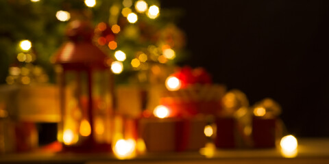 Fototapeta na wymiar Blurred background. Christmas and New Year holidays background .