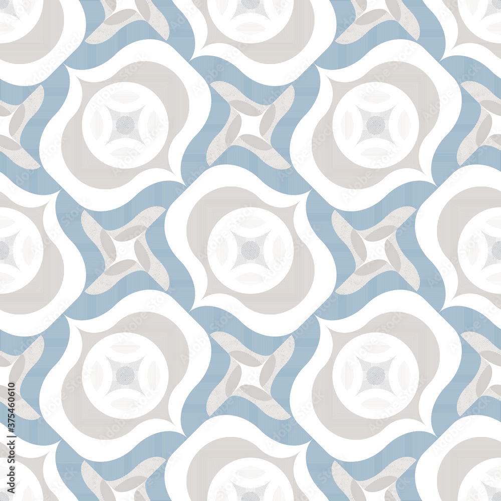 Poster abstract seamless pattern of smooth lines and shapes. the geometric texture of the lines.