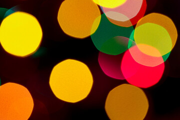 Abstract bokeh lights background