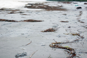 Plaża zatoka pucka, zachód