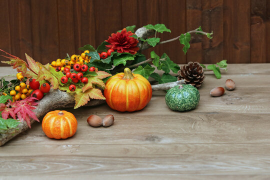 Herbstliche Dekoration
