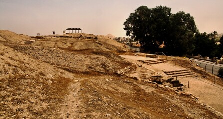 Obraz premium A view of the old City of Jericho in Israel