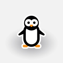 Happy Penguin cartoon character