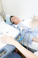 Obraz premium エコー検査