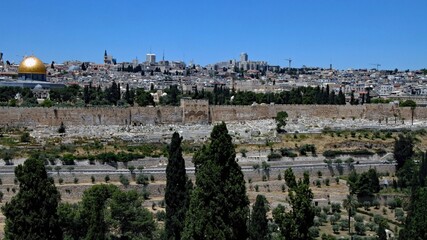 Fototapeta premium A panoramic view of Jerusalem