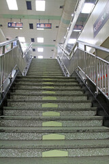 stairs in the subway station in Beijing