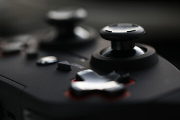 Black modern gamepad