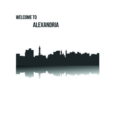 Naklejka premium Alexandria, Egypt