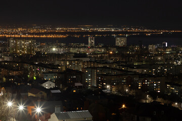 Obraz premium Evening city