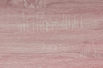 Toned wood photo close-up. Dirty pink background for layouts.