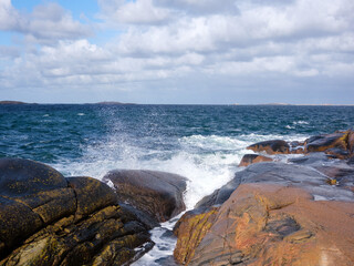 Ocean view from Swedens west coast