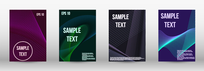 Geometric template with lines 