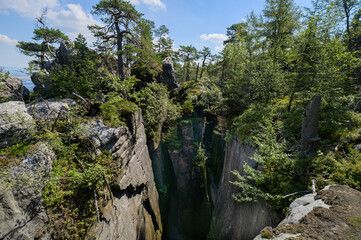table mountain, szczeliniec, Große Heuscheuer