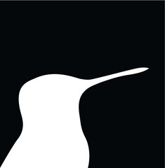 Hummingbird silhouette