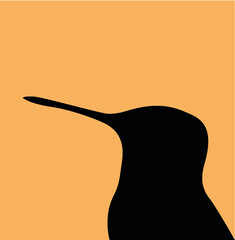 Hummingbird silhouette
