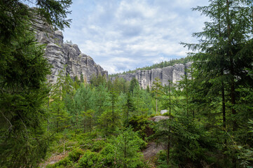 Teplické skály, teplicke skaly, rock city, czech republic, mountain table