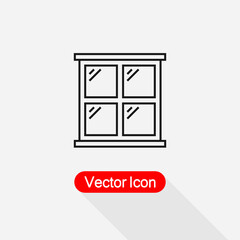Window Icon Vector Illustration Eps10