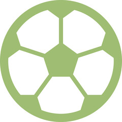 サッカーボールアイコンイラスト