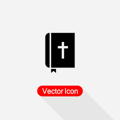 Bible Book Icon Vector Illustration Eps10
