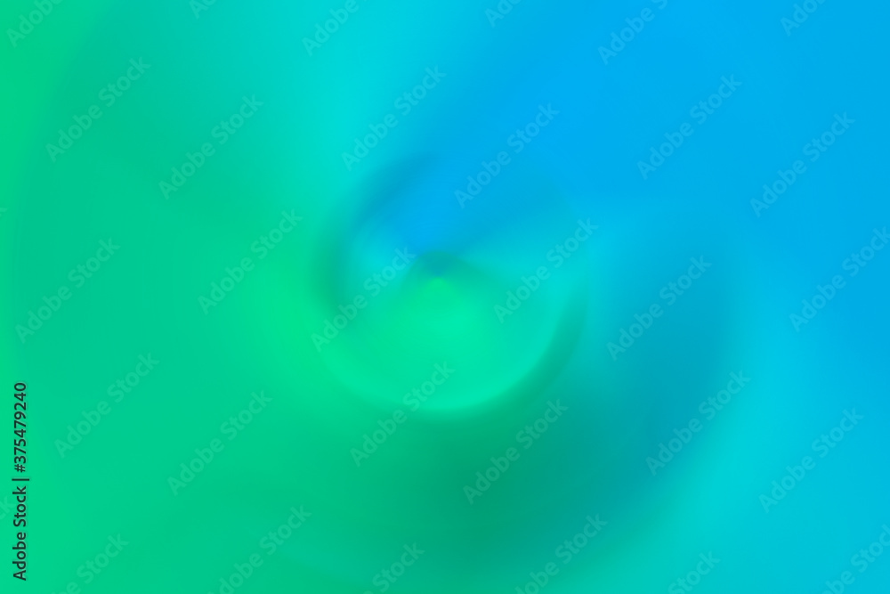 Poster blue and green Abstract radial blurred pattern background for banner ,thumbnail ,and greeting card ,digitally  generated image 
