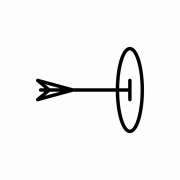 Outline targer icon.Targer vector illustration. Symbol for web and mobile