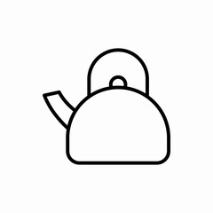 Outline teapot icon.Teapot vector illustration. Symbol for web and mobile