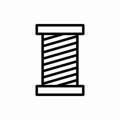 Outline thread icon.Thread vector illustration. Symbol for web and mobile