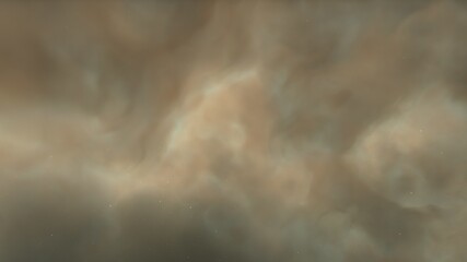 Space background with realistic nebula and shining stars. Colorful cosmos with stardust and milky way. Magic color galaxy. Infinite universe and starry night. 3d Render