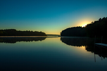 Morning Refelctions on a Lake