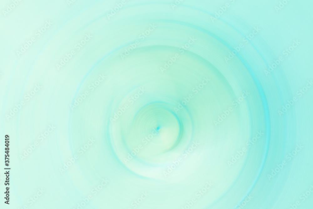 Poster blue and green abstract radial blurred pattern background for banner ,thumbnail ,and greeting card ,