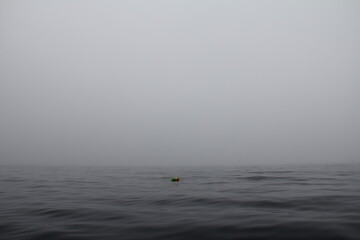 gray water buoy waves ocean water