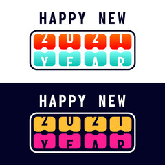 happy new year with 2021 scoreboard. concept of flipboard numerical, celebrate 2021 calendar template. flat style trend modern design vector illustration.