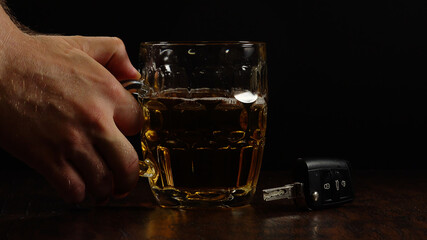 Be safe don't drink and drive. Suitable for social ad.