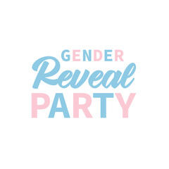 Gender Reveal Party, Pregnancy Gender Reveal, New Parents, Vector Illustration Background