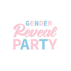 Gender Reveal Party, Pregnancy Gender Reveal, New Parents, Vector Illustration Background