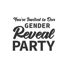 Gender Reveal Party, Pregnancy Gender Reveal, New Parents, Vector Illustration Background