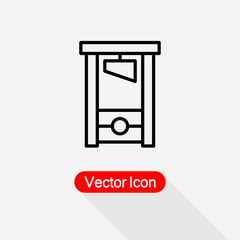 Guillotine Icon Vector Illustration Eps10