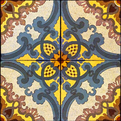 Ancient hydraulic tiles