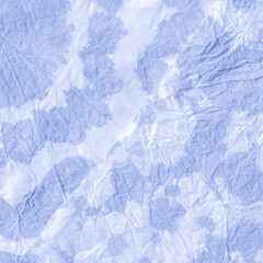 Shibori Fabric. Blue Indigo Texture. Bohemian 