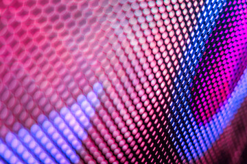 CloseUp LED blurred screen. LED soft focus background. abstract background ideal for design.