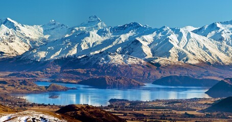 Lake Wanaka and Mount Aspiring New Zealand