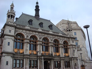the facade of the od building in london