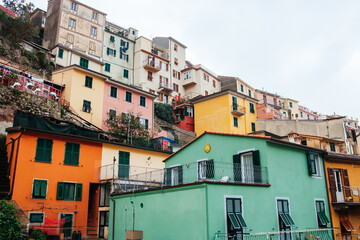 Fototapeta na wymiar Manarola in Cinque Terre Italy