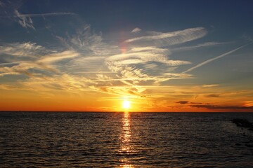 Fototapeta premium Sonnenuntergang Gotland