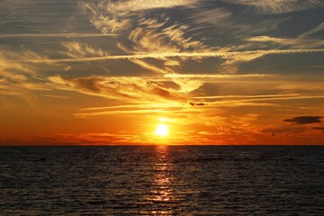 Obraz premium Sonnenuntergang Gotland
