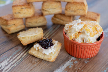 Biscuits with Clotted Cream and Jam