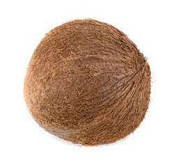Coconut isolated. Cocos white. Coconut isolate on white background.