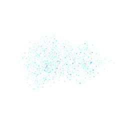 Blue, cyan, turquoise glitter stars confetti