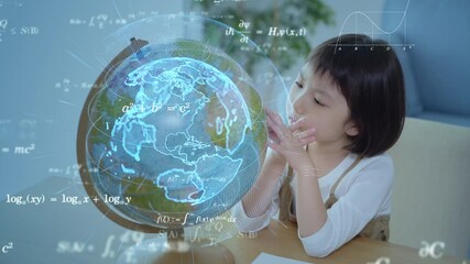 子供と科学　教育イメージ　エドテック - Powered by Adobe