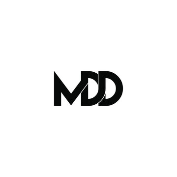 mdd letter original monogram logo design